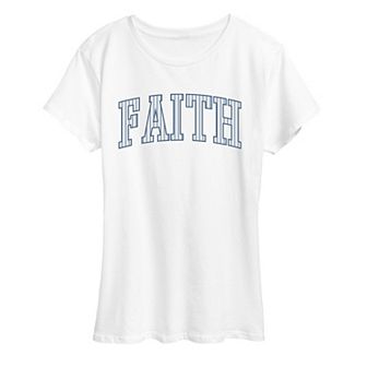Women's Faith Collegiate Graphic Tee