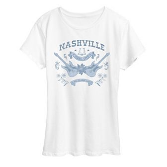 Women's Nashville Music City Graphic Tee