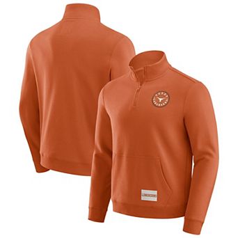 Men's Darius Rucker Collection by Fanatics Texas Orange Texas Longhorns Quarter-Zip Pullover