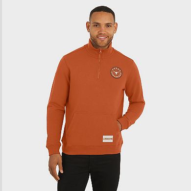 Men's Darius Rucker Collection by Fanatics Texas Orange Texas Longhorns Quarter-Zip Pullover