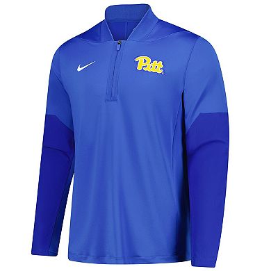 Men's Nike Royal Pitt Panthers Dri-FIT Half-Zip Pullover