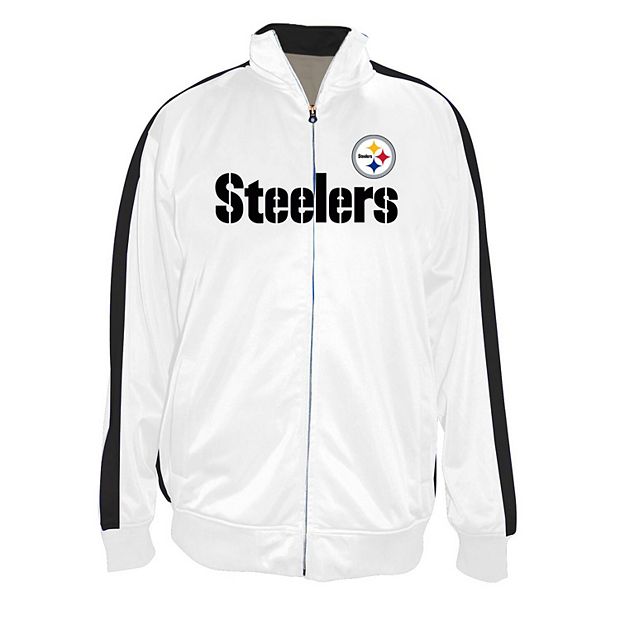 Men's Fanatics White Pittsburgh Steelers Big & Tall Tricot Full