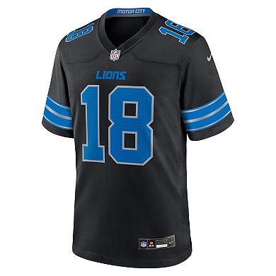 Youth Nike Isaac TeSlaa Black Detroit Lions Alternate Game Player Jersey