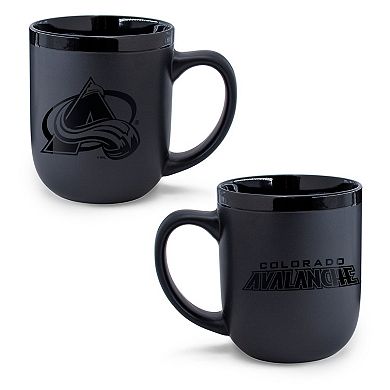 WinCraft Colorado Avalanche 17oz. Black Tonal Ceramic Mug