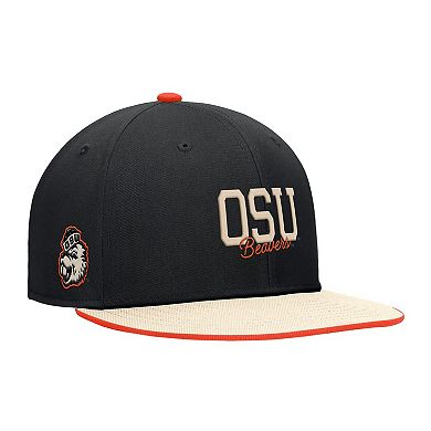 Men's Nike Black Oregon State Beavers Vintage Script Pro Dri-FIT Snapback Hat