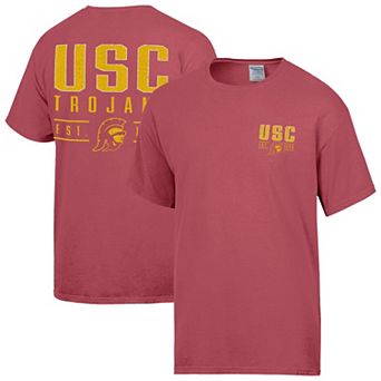 Men's ComfortWash Cardinal USC Trojans Big Name T-Shirt