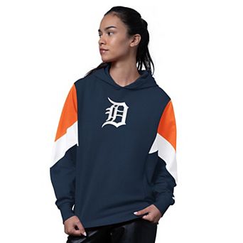 Women's Starter Navy Detroit Tigers Scrimmage Pullover Hoodie