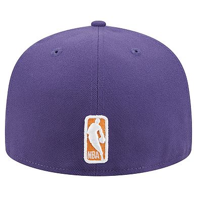 Men's New Era Purple Phoenix Suns Tri-Hit 59Fifty Fitted Hat