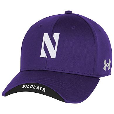 Men's Under Armour Purple Northwestern Wildcats Sideline Blitzing Accent Adjustable Hat