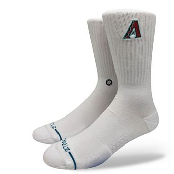 Unisex Stance Arizona Diamondbacks White Crested Knit Crew Socks