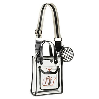 WEAR by Erin Andrews Texas Longhorns Clear Stadium Crossbody Purse with Coin Pouch