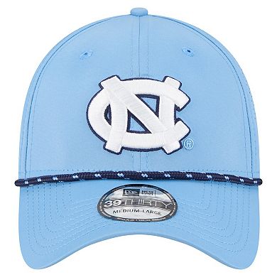 Men's New Era Carolina Blue North Carolina Tar Heels Rope 39THIRTY Flex Hat