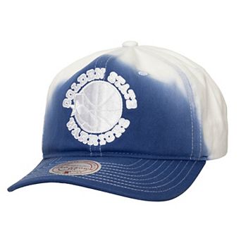 Men's Mitchell & Ness Blue/White Golden State Warriors Dip Dye Pro Crown Adjustable Hat