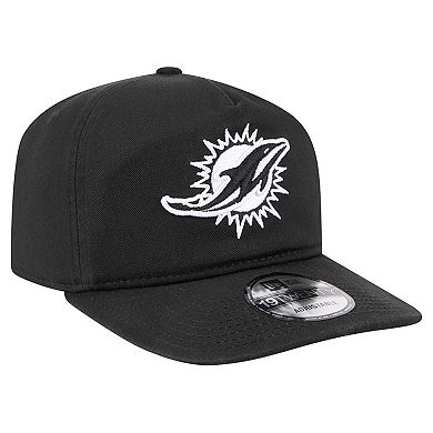 Men's New Era Black/White Miami Dolphins 19TWENTY Adjustable Hat