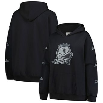 Women's Fanatics Black Oregon Ducks Plus Size Sleeve Hit Pullover Hoodie