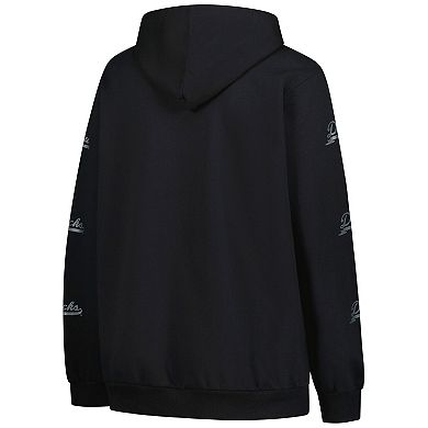 Women's Fanatics Black Oregon Ducks Plus Size Sleeve Hit Pullover Hoodie