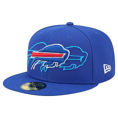 Men's New Era Royal Buffalo Bills Tri-Hit 59FIFTY Fitted Hat