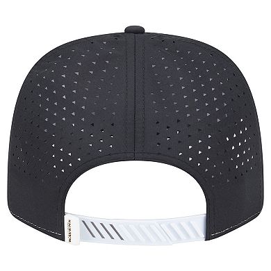 Men's New Era White/Black Baltimore Ravens Established Patch 9SEVENTY Adjustable Hat