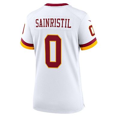Women's Nike Mike Sainristil White Washington Commanders Game Super Bowl Era Jersey