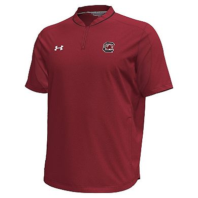 Men's Under Armour Garnet South Carolina Gamecocks Motivate Quarter-Zip Top