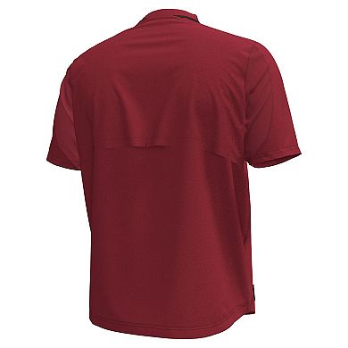 Men's Under Armour Garnet South Carolina Gamecocks Motivate Quarter-Zip Top