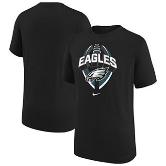 Youth Nike Black Philadelphia Eagles Icon Legend T-Shirt