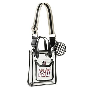 WEAR by Erin Andrews Florida State Seminoles Clear Stadium Crossbody Purse with Coin Pouch