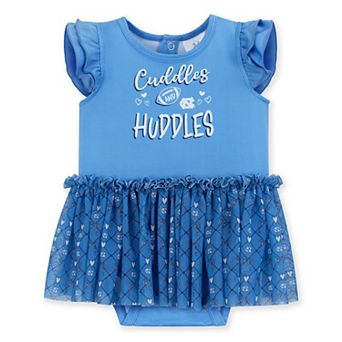 Girls Infant ZooZatz Carolina Blue North Carolina Tar Heels Bodysuit Dress