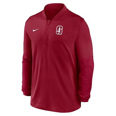 Men's Nike Crimson Stanford Cardinal One Goal Performance Half-Zip Pullover
