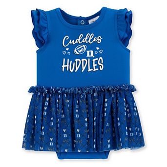 Girls Infant ZooZatz Royal Duke Blue Devils Bodysuit Dress