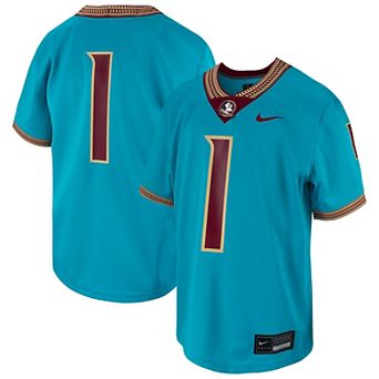 Toddler Nike # Turquoise Florida State Seminoles Untouchable Replica Game Jersey