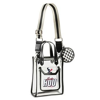 WEAR by Erin Andrews Houston Texans Clear Stadium Crossbody Purse with Coin Pouch