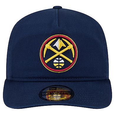 Men's New Era Navy Denver Nuggets Cotton 19TWENTY Adjustable Hat