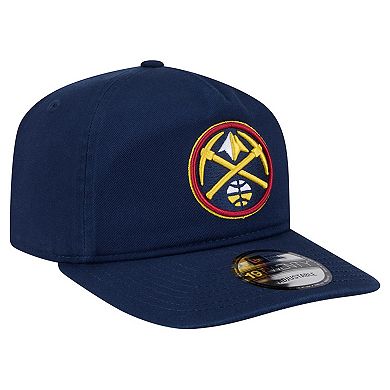 Men's New Era Navy Denver Nuggets Cotton 19TWENTY Adjustable Hat
