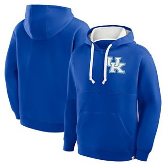 Men's Fanatics Royal Kentucky Wildcats Hometown Premium Rise And Conquer Half-Zip Hoodie