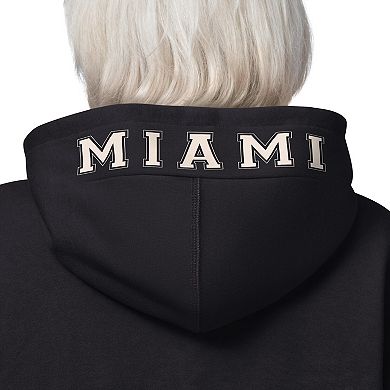 Women's Starter Black Miami Dolphins 4th Down Full-Zip Hoodie