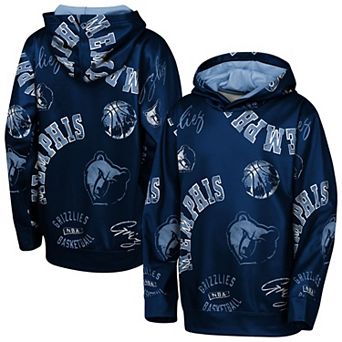 Youth Outerstuff Navy Memphis Grizzlies Moving Violation Hoodie