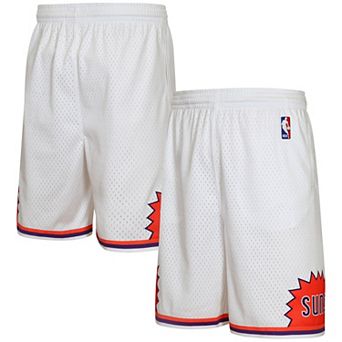 Youth Mitchell & Ness White Phoenix Suns Swingman Shorts