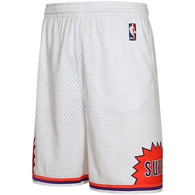 Youth Mitchell & Ness White Phoenix Suns Swingman Shorts