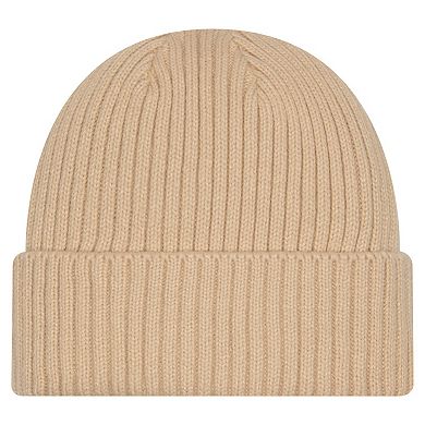 Men's New Era Tan Golden State Warriors Color Pack Cuffed Knit Hat