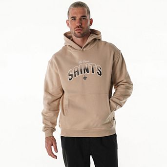 Unisex The Wild Collective Tan New Orleans Saints Oversized Graphic Fleece Hoodie