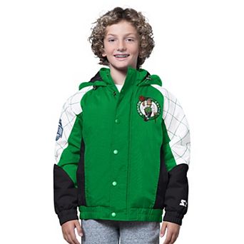 Youth Starter Kelly Green/Black Boston Celtics All Time Pro Jr. Full-Zip Jacket