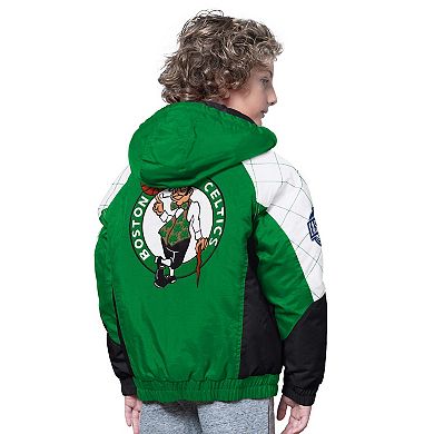 Youth Starter Kelly Green/Black Boston Celtics All Time Pro Jr. Full-Zip Jacket