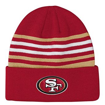 Youth Outerstuff Scarlet San Francisco 49ers Essentials Cuffed Knit Hat