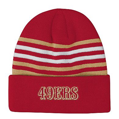 Youth Outerstuff Scarlet San Francisco 49ers Essentials Cuffed Knit Hat