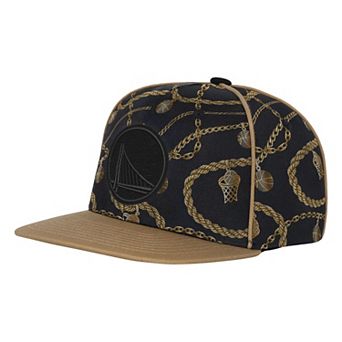 Youth Outerstuff Black Golden State Warriors Street Hooper Snapback Hat