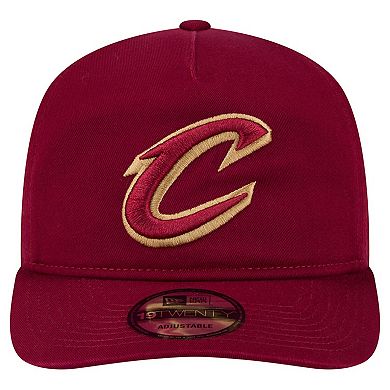 Men's New Era Wine Cleveland Cavaliers Cotton 19TWENTY Adjustable Hat