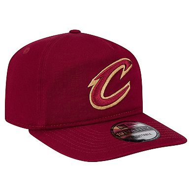 Men's New Era Wine Cleveland Cavaliers Cotton 19TWENTY Adjustable Hat