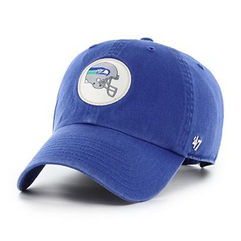Men's '47 Royal Seattle Seahawks Hard Hat Clean Up Adjustable Hat