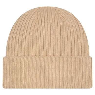 Men's New Era Tan Philadelphia 76ers Color Pack Cuffed Knit Hat